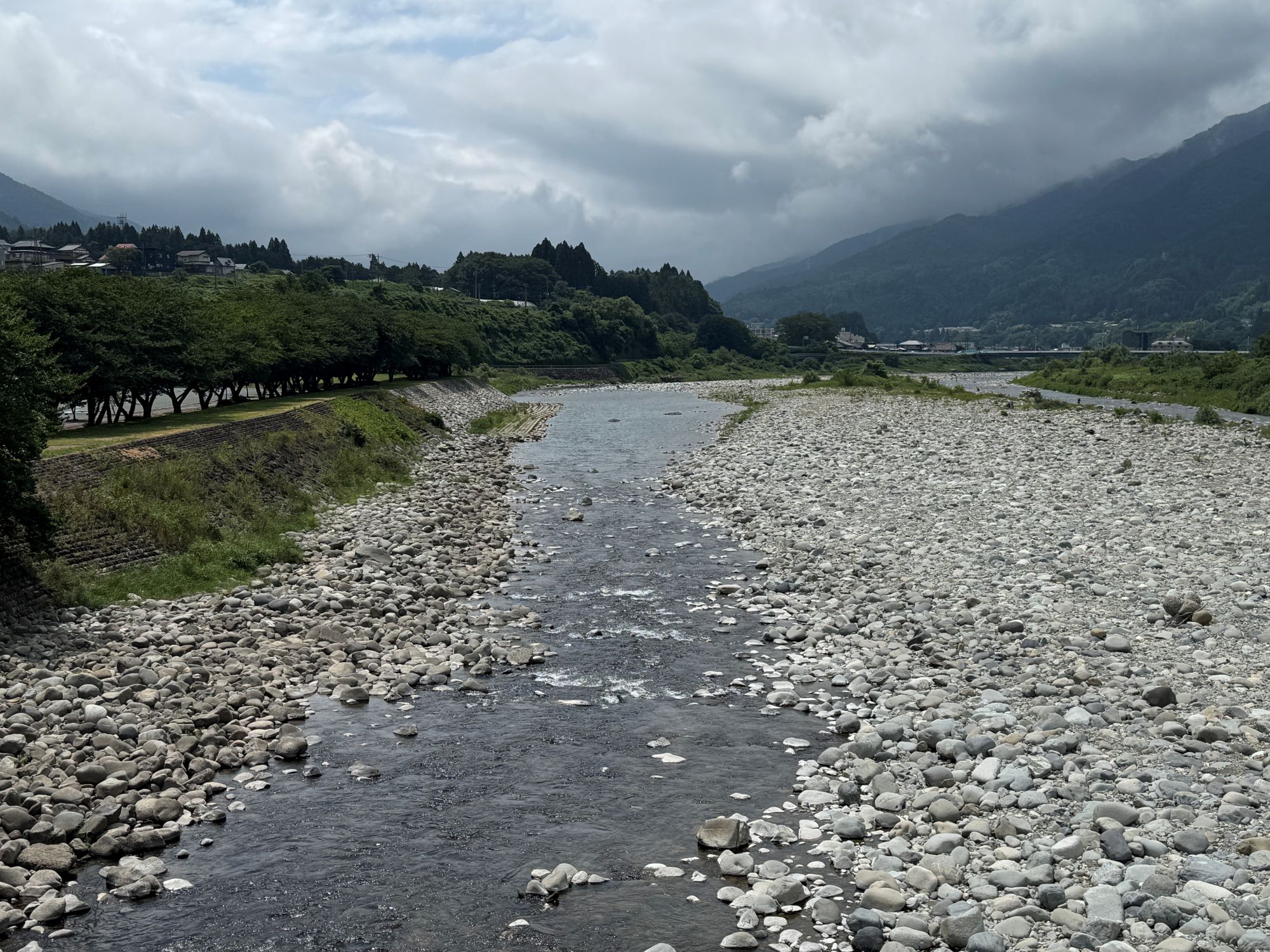 飛騨川公園の風景